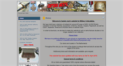 Desktop Screenshot of captainjacksmilitaria.com